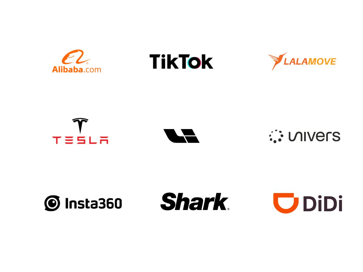 Bytecenture Technology sector — client logo wall